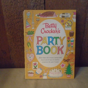 Książka imprezowa Betty Crocker Vintage Recipes Pierwsze wydanie Pierwsze wydanie