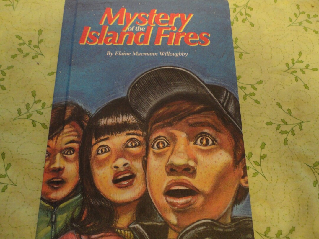 Mystery of the Island Fires Hardcover Book by Elaine Macmann Willoughby