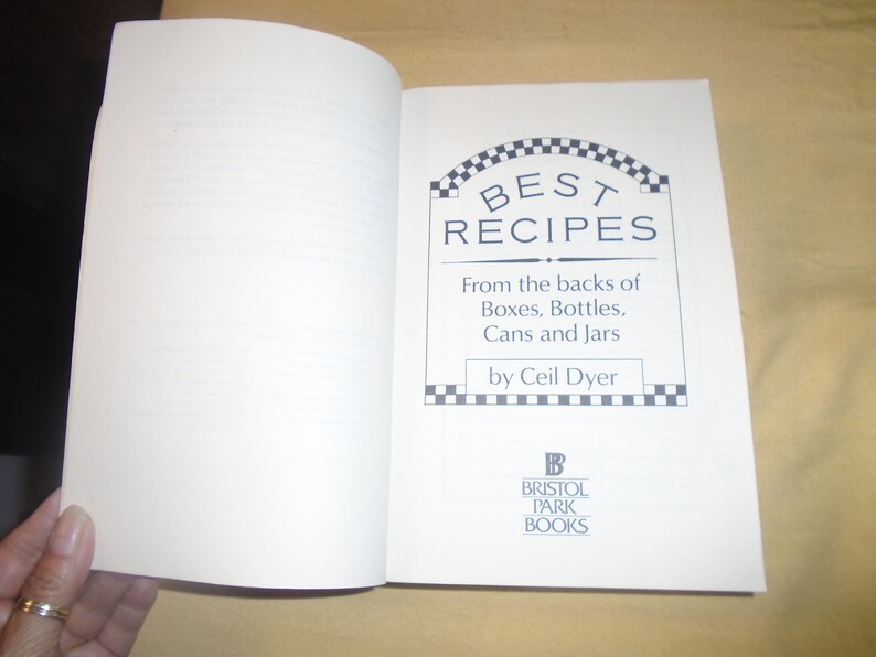 Best Recipes From the Backs of Boxes Bottles Cans and Jars Etsy