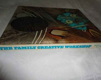 The Family Creative Work Shop Vintage Book Volume # 8 Hooked Rugs To Lace