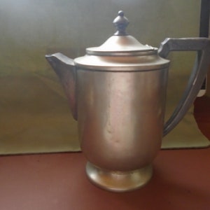 Antique Benedict Indestructo USA Made Silver Plated Teapot EPNS BMM 1296