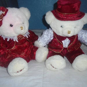 Vintage 2002 Keepsake Memories Bears Set of Two Limited Edition image 6