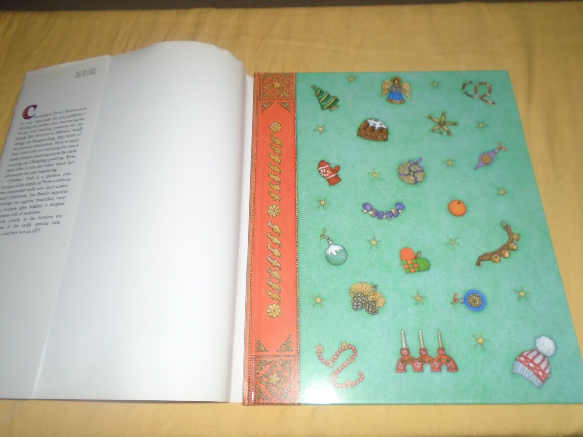 Christmas Trolls by Jan Brett Hardcover Book With Dust Jacket - Etsy