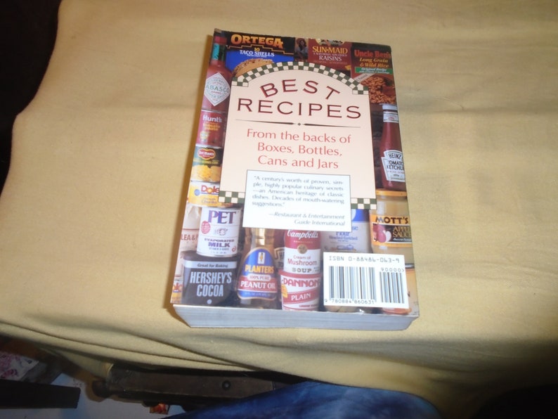 Best Recipes From the Backs of Boxes Bottles Cans and Jars Etsy
