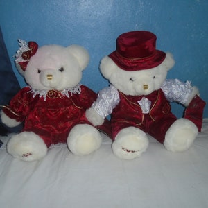 Vintage 2002 Keepsake Memories Bears Set of Two Limited Edition image 1