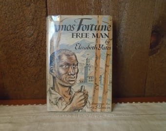 Amos Fortune Free Man Hardcover Book by Elizabeth Yates