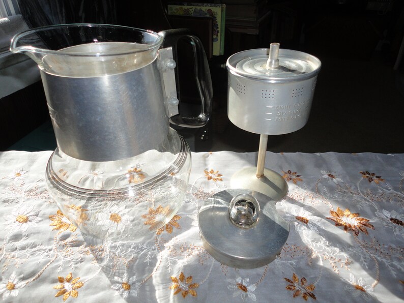 Silex Coffee Percolator Glass 8 Cup Stove Top Pot