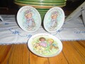 Vintage Mother's Day Plates Set Of 3 Cherished Moments Porcelain Home Decor