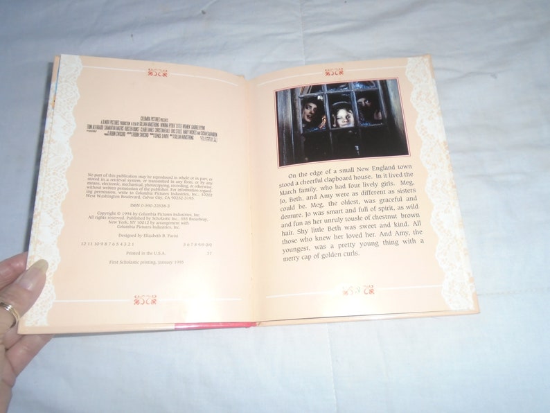 Little Women Hardcover Book Adapted by MJ Carr From the Screenplay By Robin Swicord Based on the Novel By Louisa May Alcott image 3