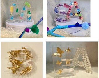 Resin Alphabet Letters