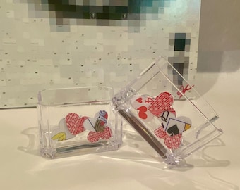 Canasta Punch of Hearts Card Caddy