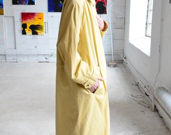Pastel Yellow Coat - Etsy