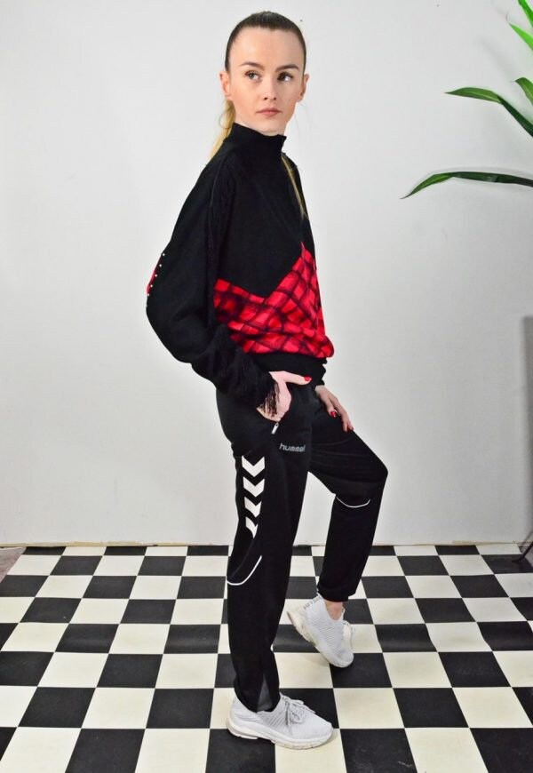 Hummel  Black  Training Trousers Vintage