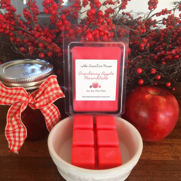 Cranberry Apple Marmalade Wax Melts-Highly Fragranced