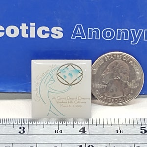 NA PIN Circle Of Sisters Convention 2009  Narcotics Anonymous Recovery Gift Chip Medallion - 122