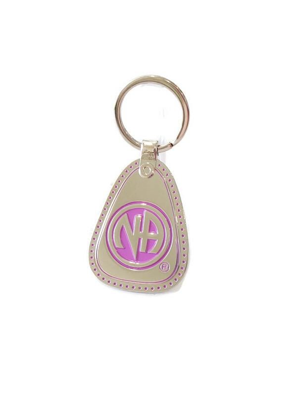 NA Clean & Serene for Decades Purple Metal Keychain Key Tag Narcotics ...