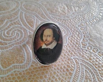 Bague William Shakespeare - Fait main, unique