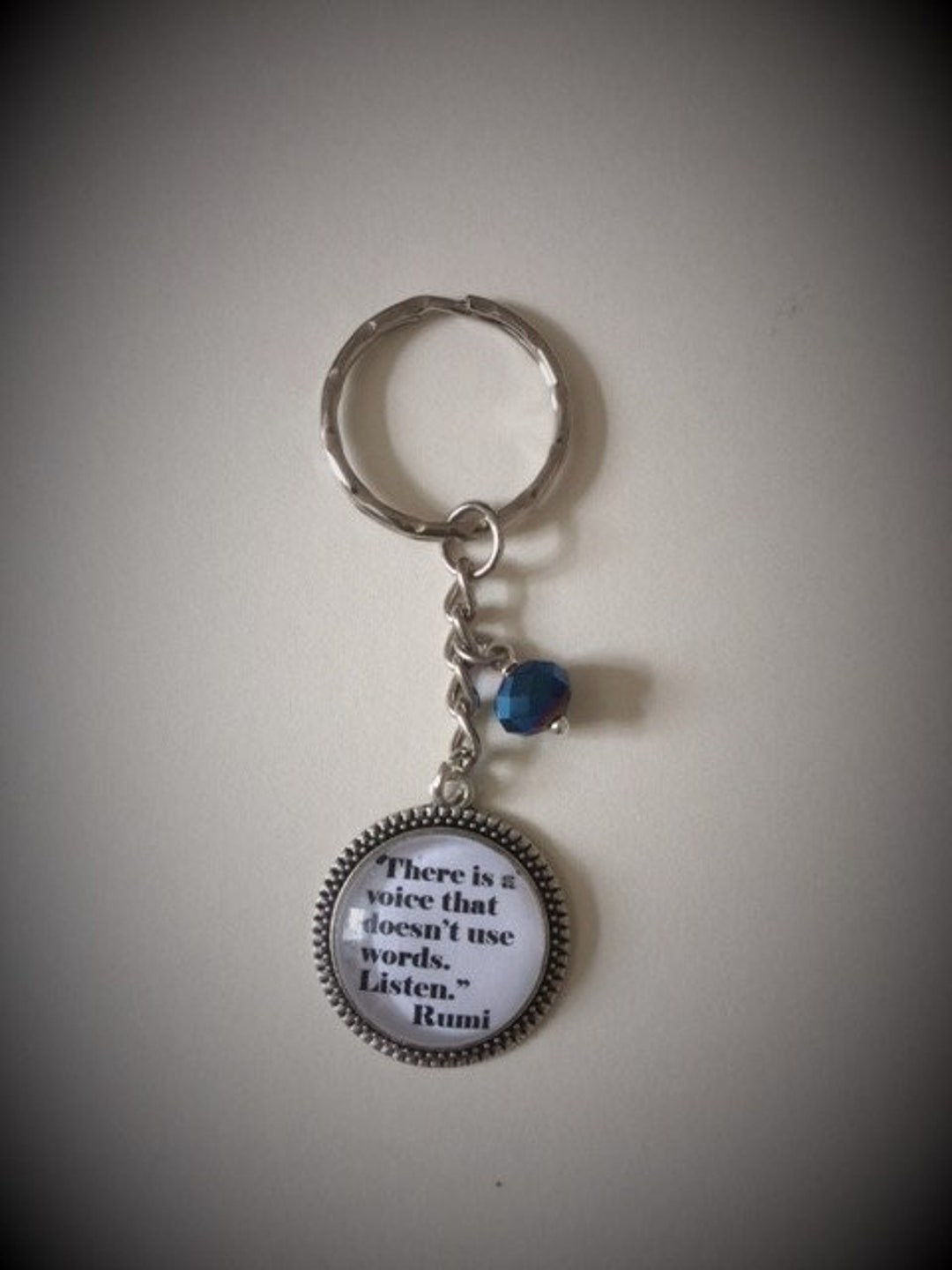 Rumi Quote Keyring / Keychain Handmade, Unique Etsy