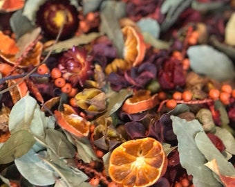 PEPPER & PEEL | Potpourri | A  Sweet and Spicy Citrus Blend of  Hot Chili Peppers and Sweet Tart Blood Oranges