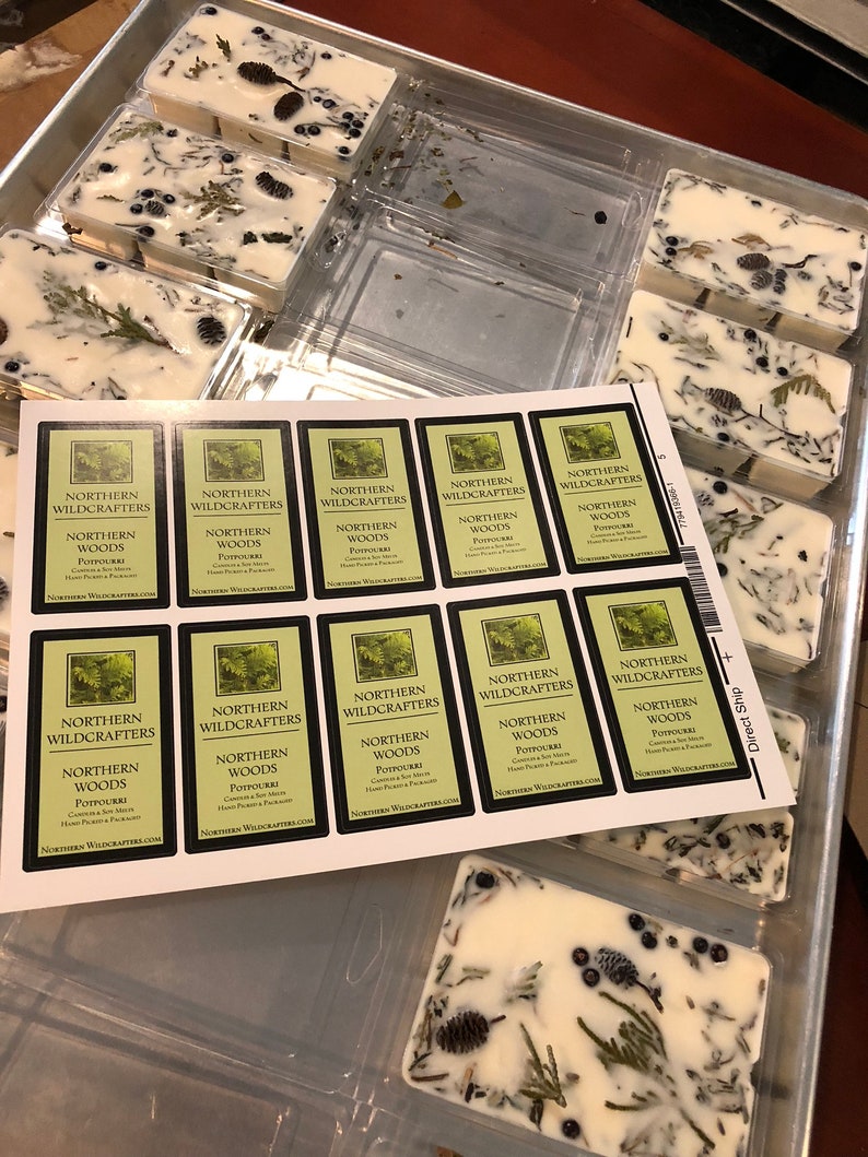 7oz Wax Melt NORTHERN WOODS Smells Like a Fresh Fir Tree Etsy