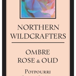 ROSE POTPOURRI Ombre Rose & Oud , velvet smooth Oud and sandalwood with Rose oil that does not over power the room. image 6