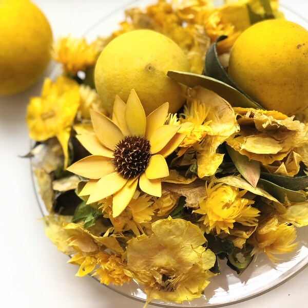 Potpourri | FRESH LEMON | A Tart Fresh Clean Lemon Scent | Brightens, lightens and refreshes those closed up rooms