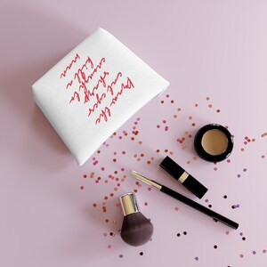 Cotton Cosmetic Bag