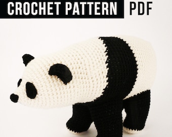 Crochet Pattern in PDF / Panda Bear