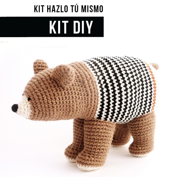 DIY Kit Crochet Bear / Organic Cotton