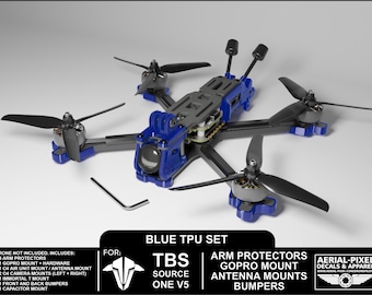 TBS Source One V5 DJI O4 Pro Conversion TPU Set - Choose From 10 Different Colors