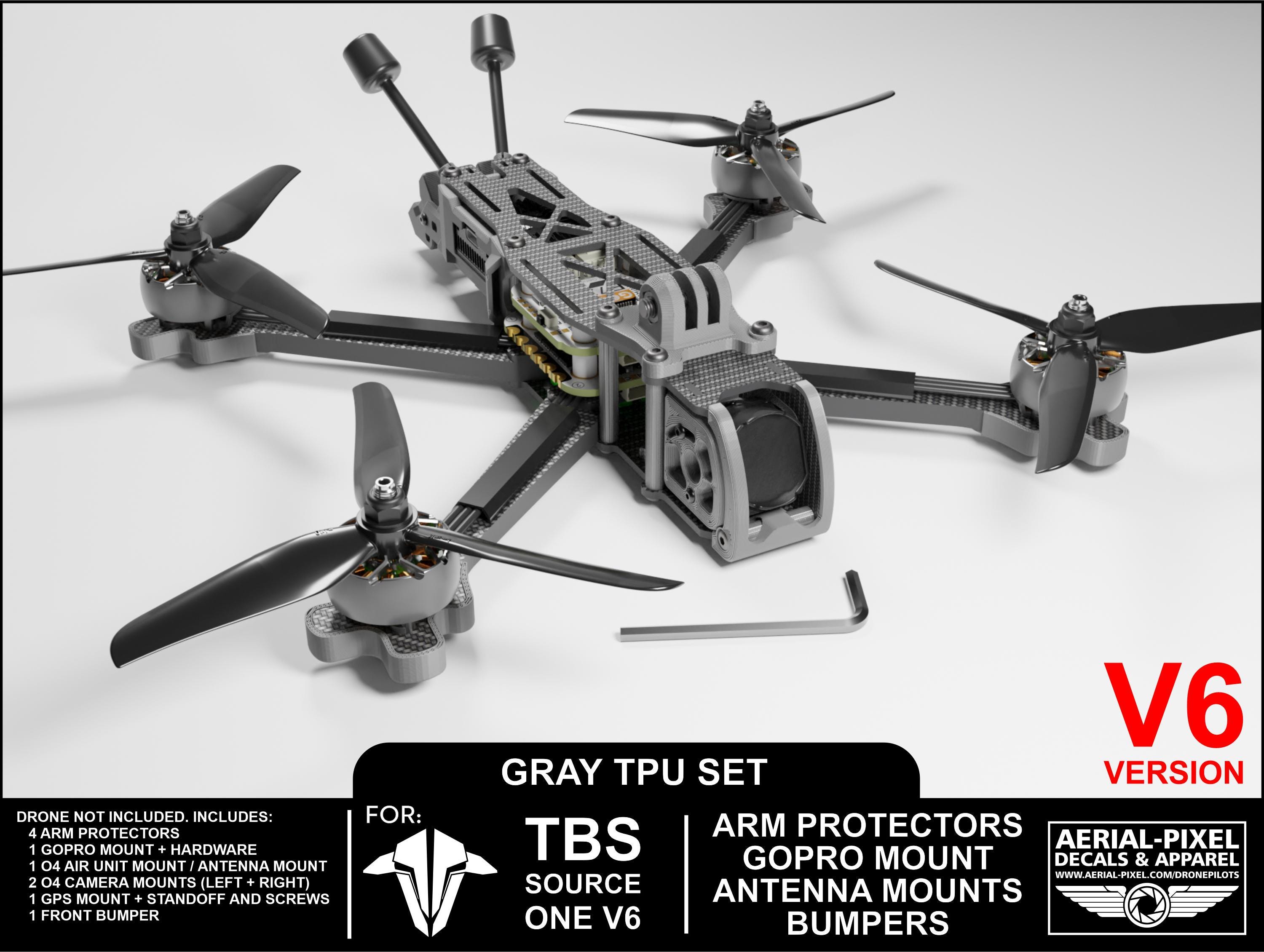 TBS Source One V6 DJI O4 Pro TPU Set - Choose From 10 Different