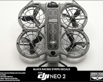 Bandes de course DJI Neo 2 avec décalcomanies pour batterie numéro 1 à 4