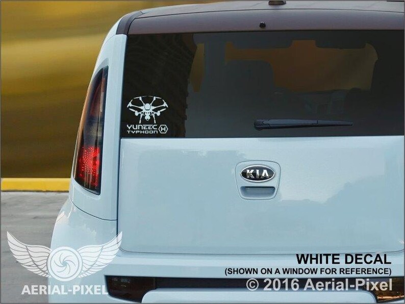 Yuneec Typhoon H Window Decal Sticker for UAV Drone Fans