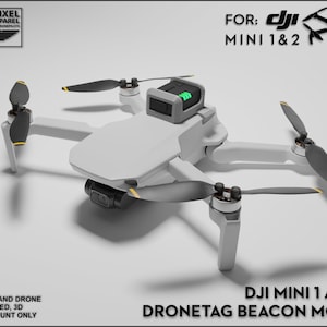 DJI Mavic Mini and Mini 2 Series DroneTag Beacon Mount for Remote ID RID (DroneTag Not Included)