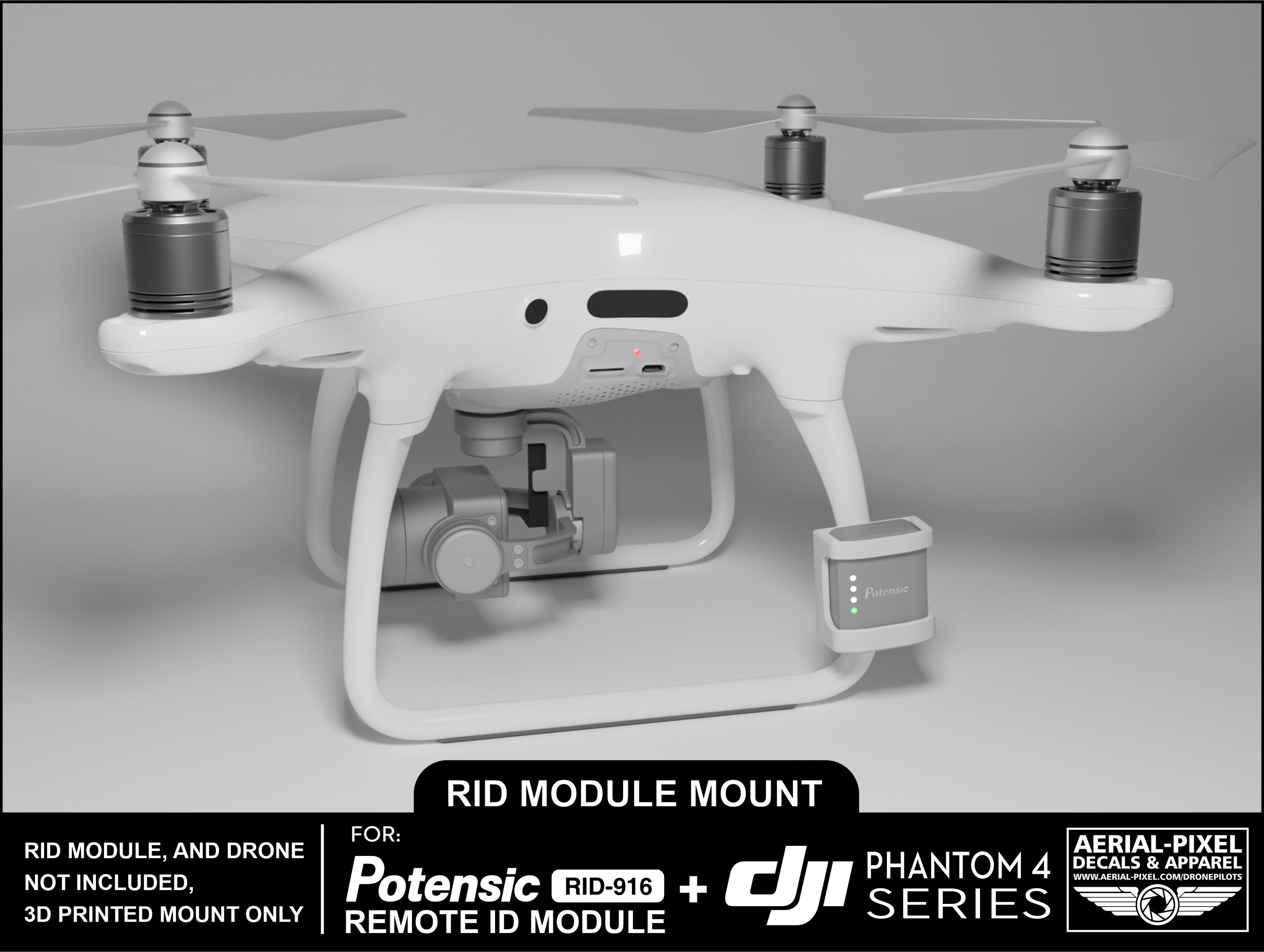 DJI Phantom 4 シリーズ Potensic RID-916 リモート ID モジュール DJI Phantom 4 シリーズ Potensic RID-916 リモート ID モジュール