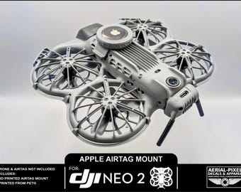 DJI Neo 2 AirTag-Halter-Halterung - PETG-Konstruktion, Snap-On-Design