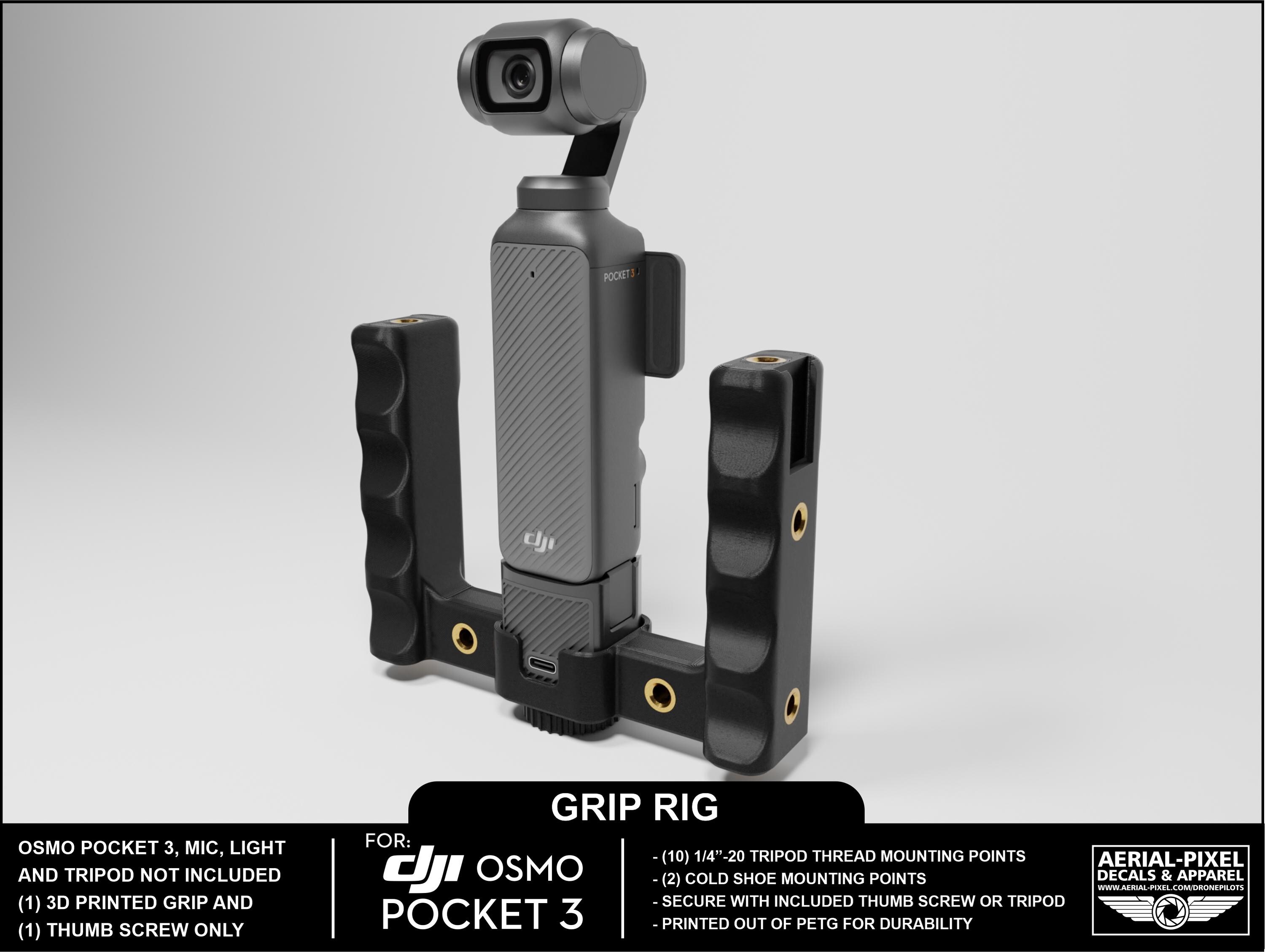DJI OSMO Pocket 3 グリップリグ（その他の付属品は付属しません