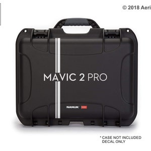 DJI Mavic 2 Pro Case Decal Sticker for Nanuk 920, Pelican Go Professional and Others