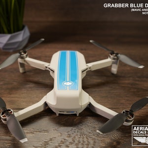 DJI Mavic Mini / Mini 2 Racing Stripes With Battery Decals Number #1-5 Sticker Skin