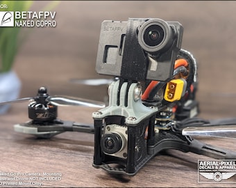 BetaFPHOTO Naked GoPro V2 (GoPro Lite) 3D-gedruckte Halterung
