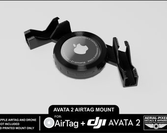 Soporte DJI Avata 2 Apple AirTag - ¡Policarbonato impreso en 3D! (AirTag no incluido)