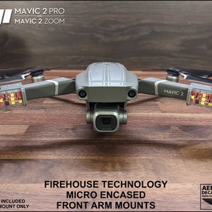 DJI Mavic 2 Pro, Zoom, Enterprise Strobe Light Mounts for Firehouse Technology Micro Encased Version (Strobe Not Included)