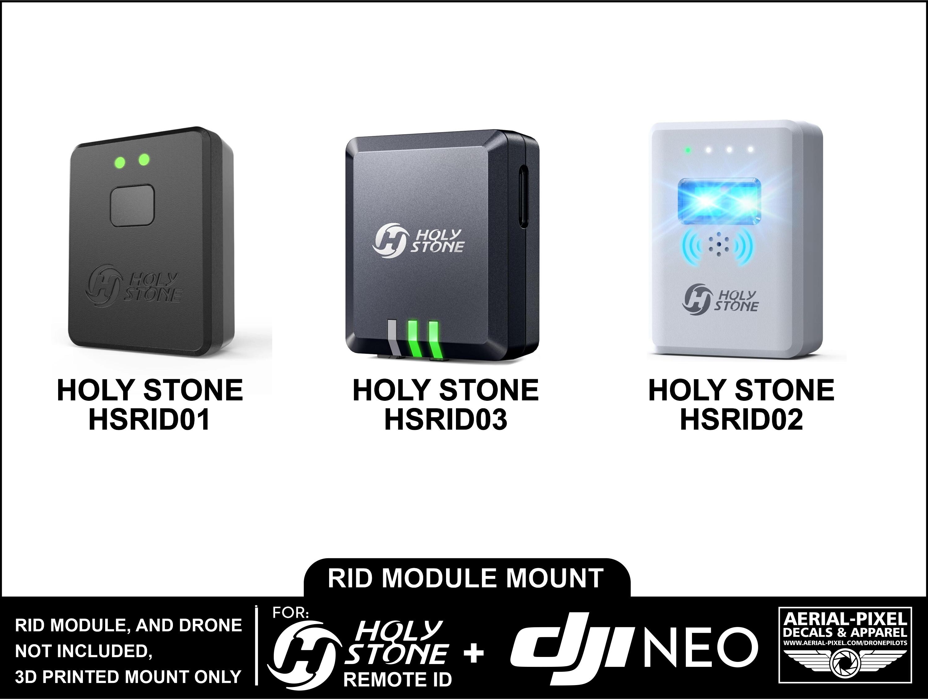 DJI Neo Holy Stone Remote ID Mount (module Not Included) - Etsy