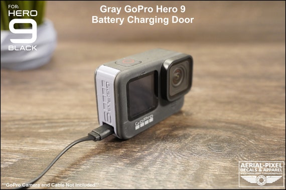 GoPro Hero 9 ou 10 Porte de charge de batterie noire pour FPV et