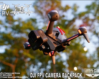 DJI FPV Camera Backpack Mount and Battery Protector