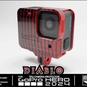 GoPro Hero 2024 Protector and Mount - 2 Color Fade - Pick From 10 Different Color Combinations