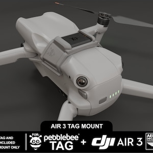 DJI Air 3 / Air 3S Clip-On Pebblebee Tag Mount (Pebblebee Tag Not Included)