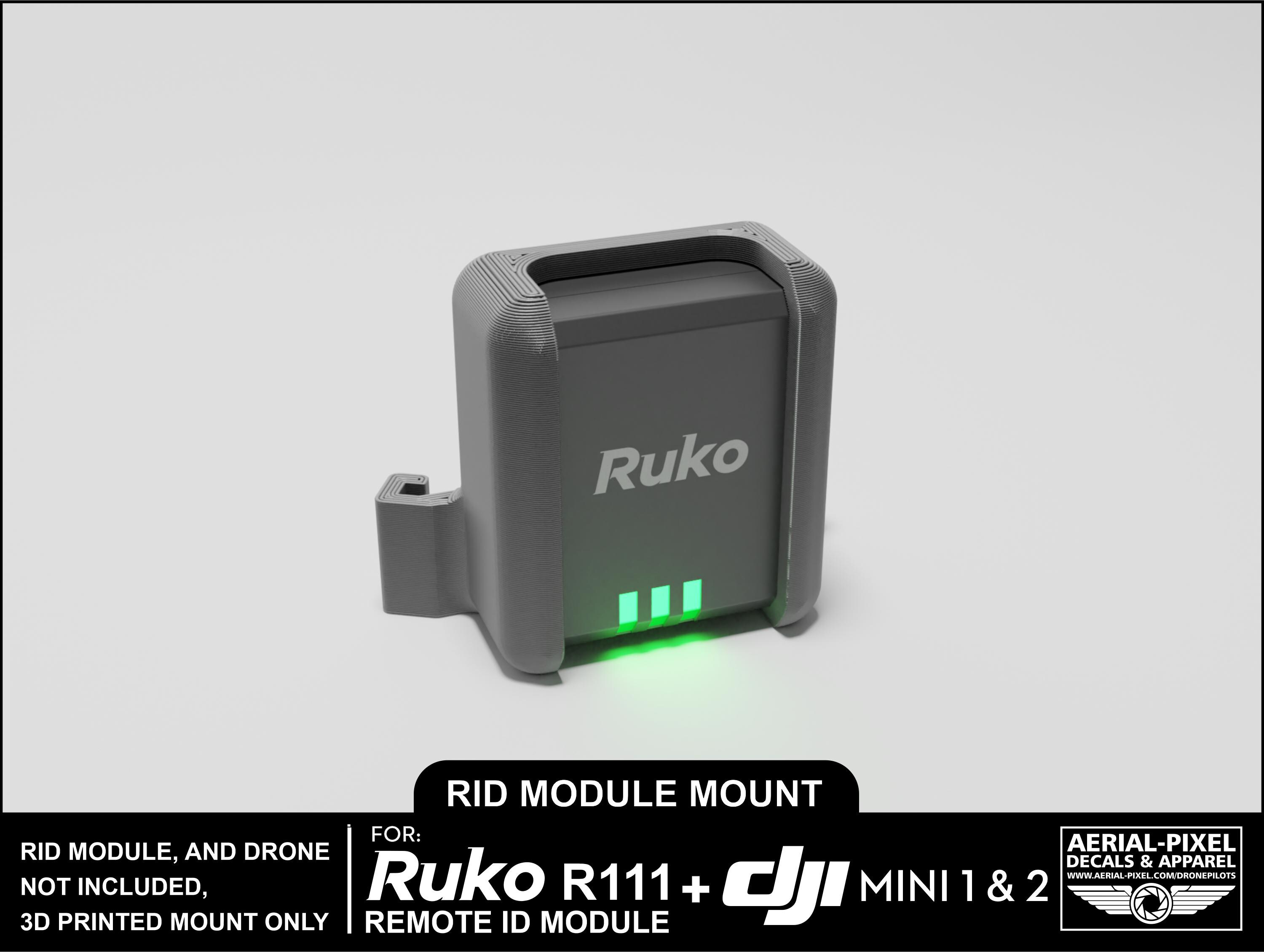 Ruko R111 DJI Mini 1 and 2 Ruko R111, Bwine B112, Veeniix V113 Remote ID Module ...
