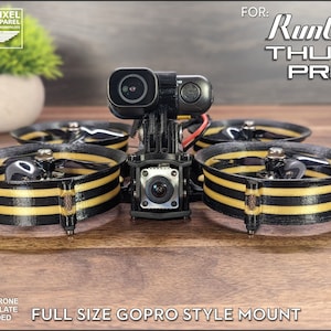 RunCam Thumb Pro Full Size GoPro Style Mount 3D Printed - 9 Colors Available