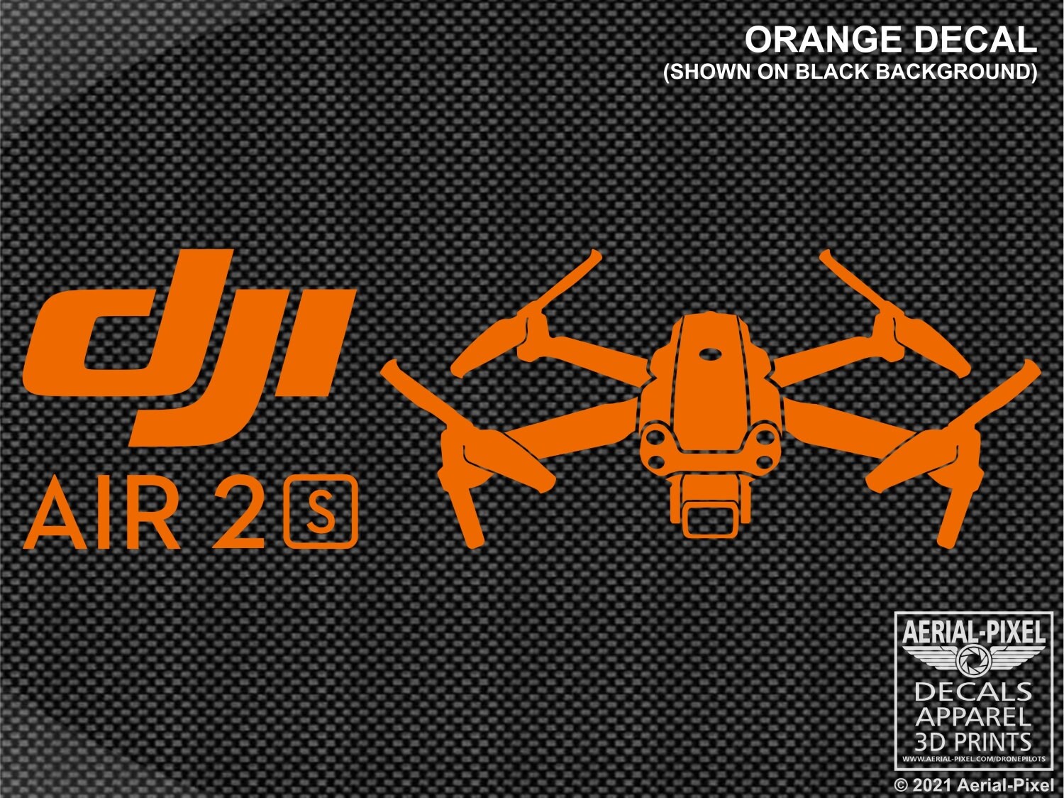 DJI Mavic Air 2S ケース & 車両デカール ドローンステッカー DJI Mavic Air 2S ケース & 車両デカール ドローンステッカー